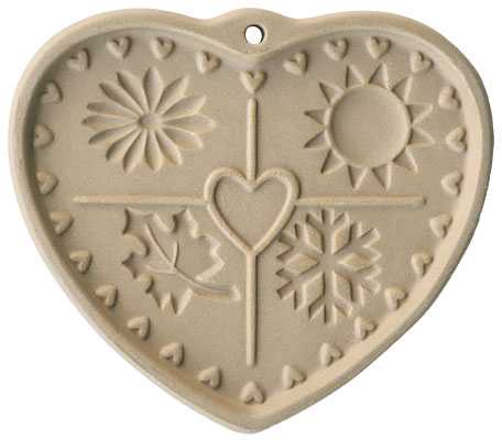 'Seasons of the Heart' cookie mold'