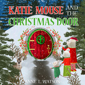 Book cover: Katie Mouse and the Christmas Door